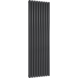 UB Trade Oval Column Double Vertical Radiator - Anthracite - www.ultrabathroom.com