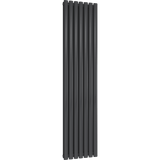 UB Trade Oval Column Double Vertical Radiator - Anthracite - www.ultrabathroom.com