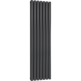 UB Trade Oval Column Double Vertical Radiator - Anthracite - www.ultrabathroom.com