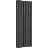 UB Trade Oval Column Double Vertical Radiator - Anthracite - www.ultrabathroom.com
