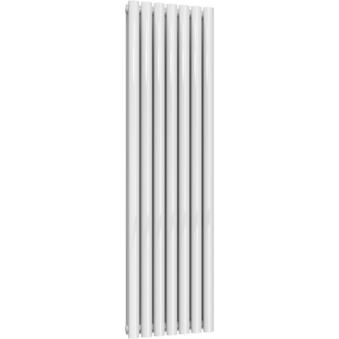 UB Trade Oval Column Double Vertical Radiator - White - www.ultrabathroom.com