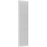 UB Trade Oval Column Double Vertical Radiator - White - www.ultrabathroom.com