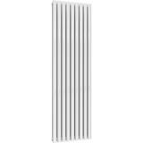 UB Trade Oval Column Double Vertical Radiator - White - www.ultrabathroom.com