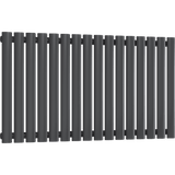 UB Trade Oval Column Single Horizontal Radiator - Anthracite - www.ultrabathroom.com
