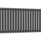 UB Trade Oval Column Single Horizontal Radiator - Anthracite - www.ultrabathroom.com