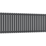 UB Trade Oval Column Single Horizontal Radiator - Anthracite - www.ultrabathroom.com