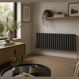 UB Trade Oval Column Single Horizontal Radiator - Anthracite - www.ultrabathroom.com