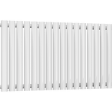 UB Trade Oval Column Single Horizontal Radiator - White - www.ultrabathroom.com
