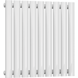 UB Trade Oval Column Single Horizontal Radiator - White - www.ultrabathroom.com