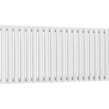 UB Trade Oval Column Single Horizontal Radiator - White - www.ultrabathroom.com