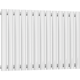 UB Trade Oval Column Single Horizontal Radiator - White - www.ultrabathroom.com