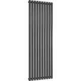 UB Trade Oval Column Single Vertical Radiator - Anthracite - www.ultrabathroom.com