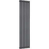 UB Trade Oval Column Single Vertical Radiator - Anthracite - www.ultrabathroom.com
