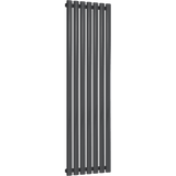 UB Trade Oval Column Single Vertical Radiator - Anthracite - www.ultrabathroom.com