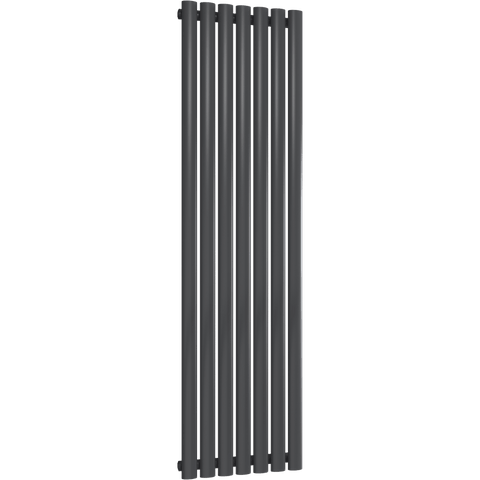 UB Trade Oval Column Single Vertical Radiator - Anthracite - www.ultrabathroom.com