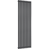 UB Trade Oval Column Single Vertical Radiator - Anthracite - www.ultrabathroom.com