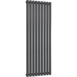 UB Trade Oval Column Single Vertical Radiator - Anthracite - www.ultrabathroom.com