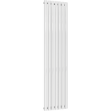 UB Trade Oval Column Single Vertical Radiator - White - www.ultrabathroom.com