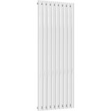 UB Trade Oval Column Single Vertical Radiator - White - www.ultrabathroom.com