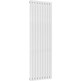 UB Trade Oval Column Single Vertical Radiator - White - www.ultrabathroom.com