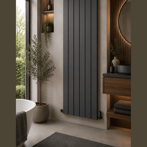 UB Trade Poli Panel Vertical Radiator - Anthracite - www.ultrabathroom.com