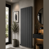 UB Trade Poli Panel Vertical Radiator - Black - www.ultrabathroom.com