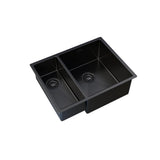 UKINOX – ColorX Series – TNL 340.70.30 – Matt Black Finish Stainless Steel Kitchen Sink – Left and Right Option - www.ultrabathroom.com