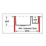 UKINOX – ColorX Series – TNL 340.70.30 – Titanium Finish Stainless Steel Kitchen Sink – Left and Right Option - www.ultrabathroom.com