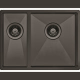 UKINOX – ColorX Series – TNL 340.70.30 – Titanium Finish Stainless Steel Kitchen Sink – Left and Right Option - www.ultrabathroom.com