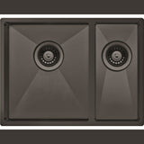 UKINOX – ColorX Series – TNL 340.70.30 – Titanium Finish Stainless Steel Kitchen Sink – Left and Right Option - www.ultrabathroom.com