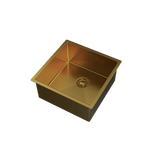 UKINOX – ColorX Series – TNL 400 – Gold Finish Stainless Steel Kitchen Sink - www.ultrabathroom.com
