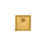 UKINOX – ColorX Series – TNL 400 – Gold Finish Stainless Steel Kitchen Sink - www.ultrabathroom.com