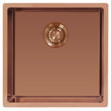 UKINOX – ColorX Series – TNL 400 – Rose Gold Finish Stainless Steel Kitchen Sink - www.ultrabathroom.com