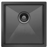 UKINOX – ColorX Series – TNL 400 – Titanium Finish Stainless Steel Kitchen Sink - www.ultrabathroom.com