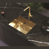 UKINOX – ColorX Series – TNL 450 – Gold Finish Stainless Steel Kitchen Sink - www.ultrabathroom.com