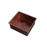 UKINOX – ColorX Series – TNL 450 – Rose Gold Finish Stainless Steel Kitchen Sink - www.ultrabathroom.com