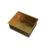 UKINOX – ColorX Series – TNL 500 – Gold Finish Stainless Steel Kitchen Sink - www.ultrabathroom.com
