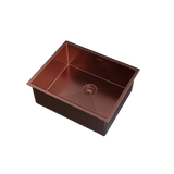 UKINOX – ColorX Series – TNL 500 – Rose Gold Finish Stainless Steel Kitchen Sink - www.ultrabathroom.com