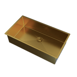 UKINOX – ColorX Series – TNL 745 – Gold Finish Stainless Steel Kitchen Sink - www.ultrabathroom.com