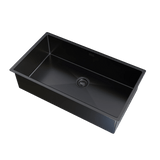 UKINOX – ColorX Series – TNL 745 – Matt Black Finish Stainless Steel Kitchen Sink - www.ultrabathroom.com