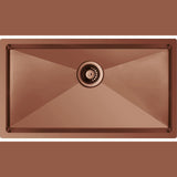 UKINOX – ColorX Series – TNL 745 – Rose Gold Finish Stainless Steel Kitchen Sink - www.ultrabathroom.com