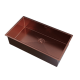 UKINOX – ColorX Series – TNL 745 – Rose Gold Finish Stainless Steel Kitchen Sink - www.ultrabathroom.com