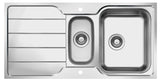 Ukinox LN 1000.500.15 Kitchen Sink, 1000×500mm — Polished Stainless Steel - www.ultrabathroom.com