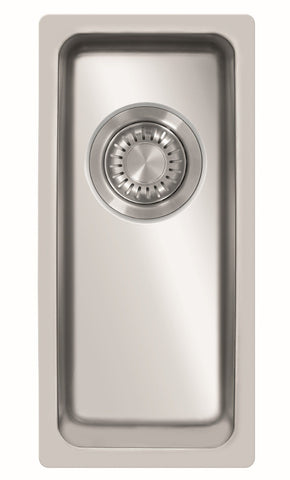 Ukinox Micro Series ME 171 Kitchen Sink, 440×210mm — Polished Stainless Steel - www.ultrabathroom.com