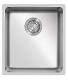 Ukinox Micro Series ME 400.450 Kitchen Sink, 400×450mm — Polished Stainless Steel - www.ultrabathroom.com