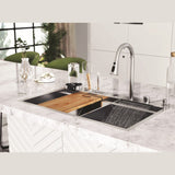 UKINOX – Niagara Series – NG 750 – Stainless Steel Workstation Kitchen Sink - www.ultrabathroom.com