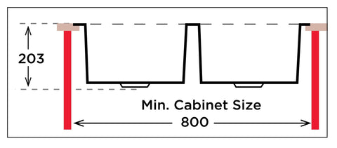 Ukinox Tenline TNL 340.50.50 Kitchen Sink, 740×440mm — Polished Stainless Steel - www.ultrabathroom.com
