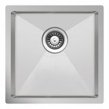 Ukinox Tenline TNL 400 Kitchen Sink, 400×440mm — Polished Stainless Steel - www.ultrabathroom.com