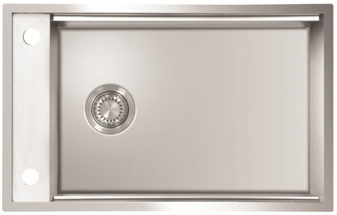 Ukinox Workstation WS 700 Kitchen Sink, 700×440mm — Polished Stainless Steel - www.ultrabathroom.com