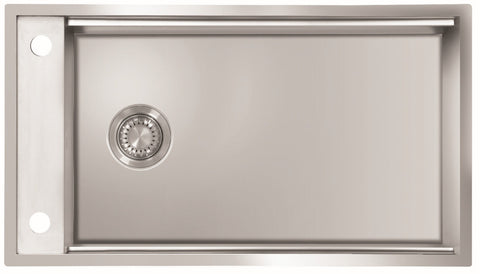 Ukinox Workstation WS 790 Kitchen Sink, 790×440mm — Polished Stainless Steel - www.ultrabathroom.com